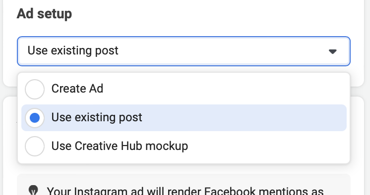 create a Facebook ad