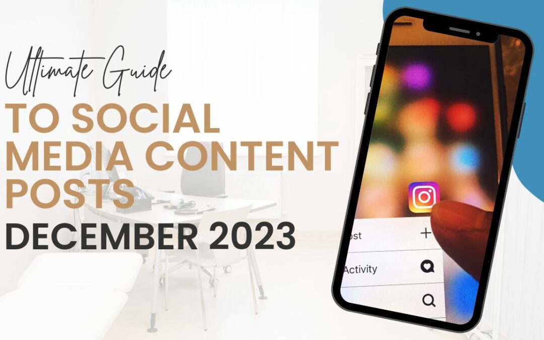 The Ultimate Guide to December Social Media Content for Med Spas